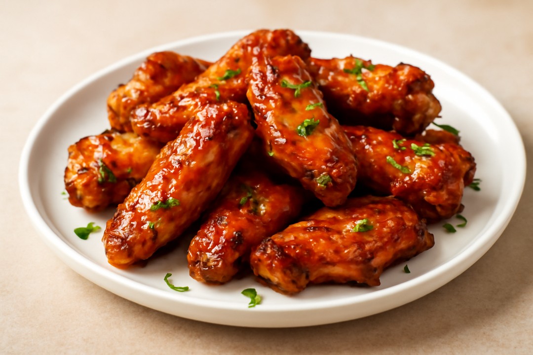 Air fryer honey garlic chicken wings