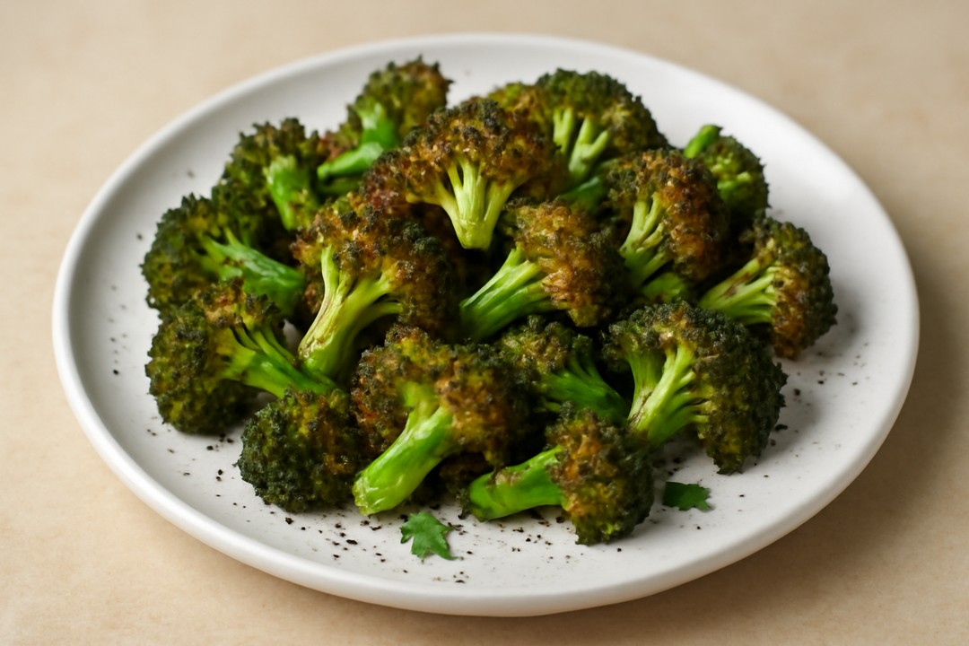 Crispy air fryer broccoli