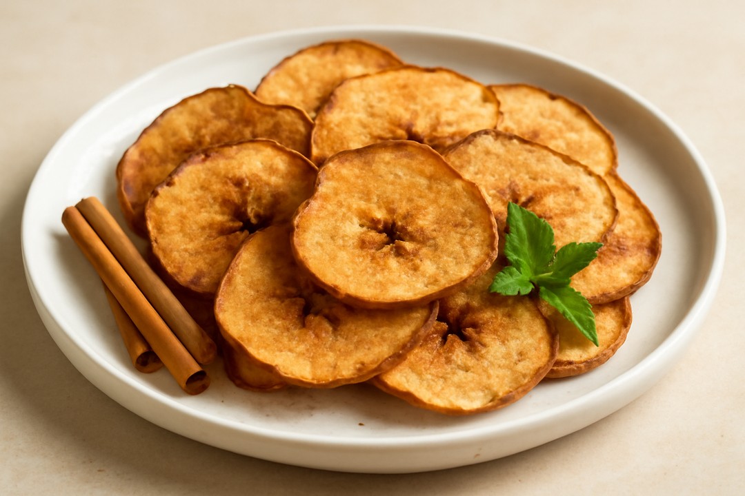 Air fryer cinnamon apple chips