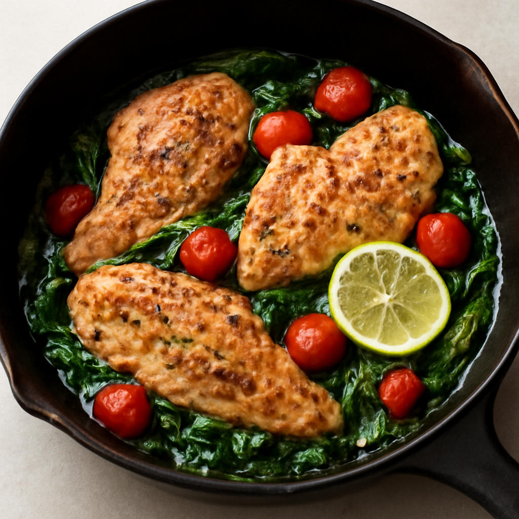 Lemon Garlic Chicken Skillet
