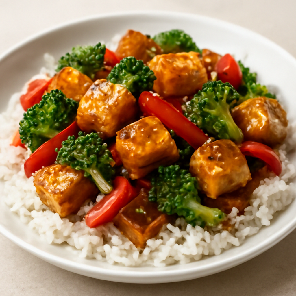 Sesame Ginger Tofu Stir-Fry
